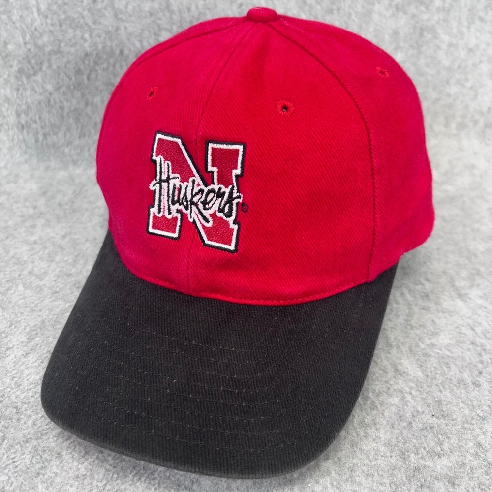 Nebraska Huskers Mens Red Gear For Sports Adjustable Cotton Cap Hat OSFA